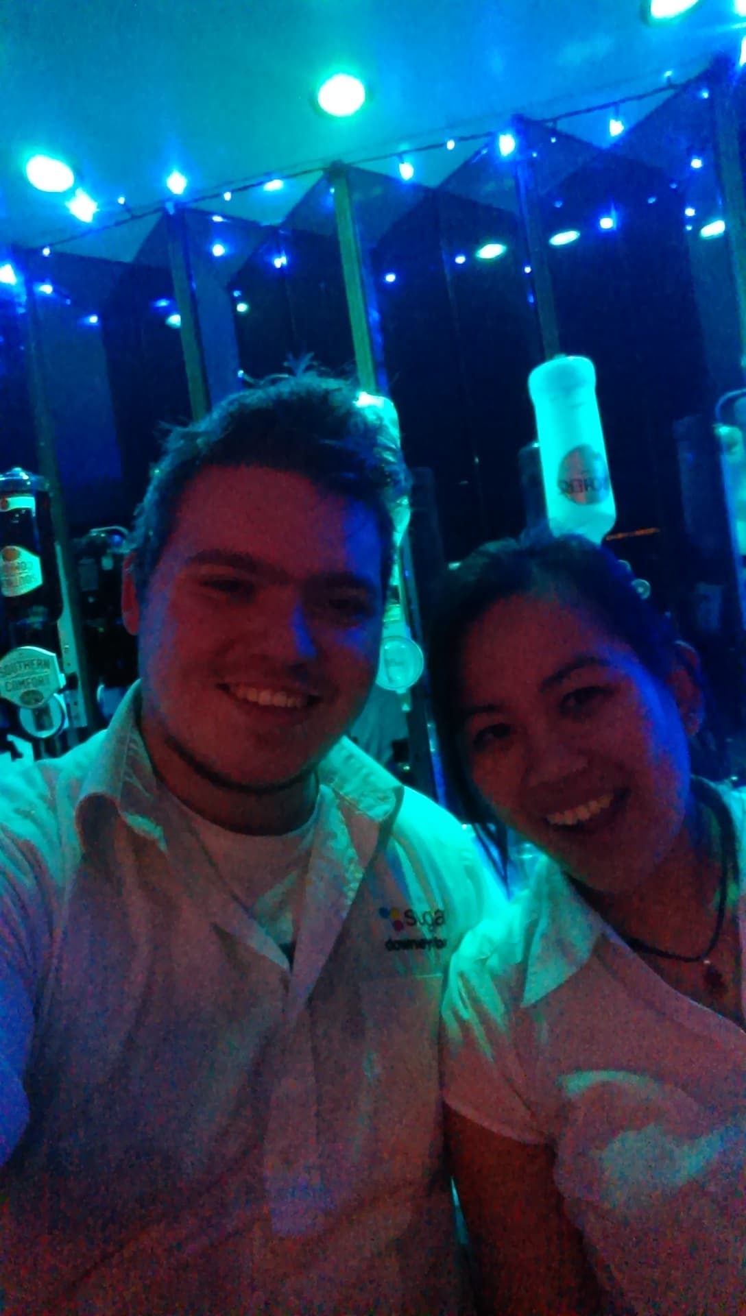 Anthony and Joanna first ever picture together